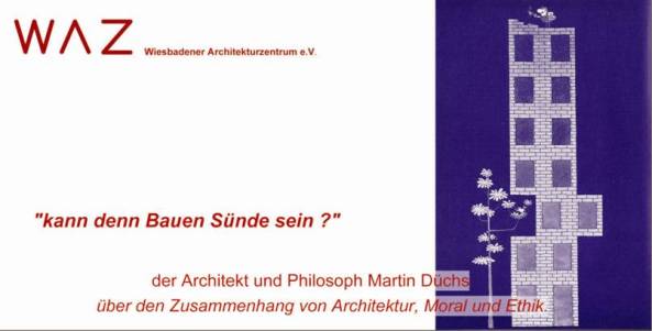 Vortrag, Architekturzentrum Wiesbaden