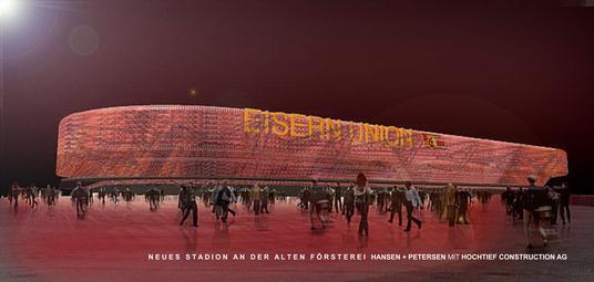 Fuballclub prsentiert Modell fr neue Arena in Berlin