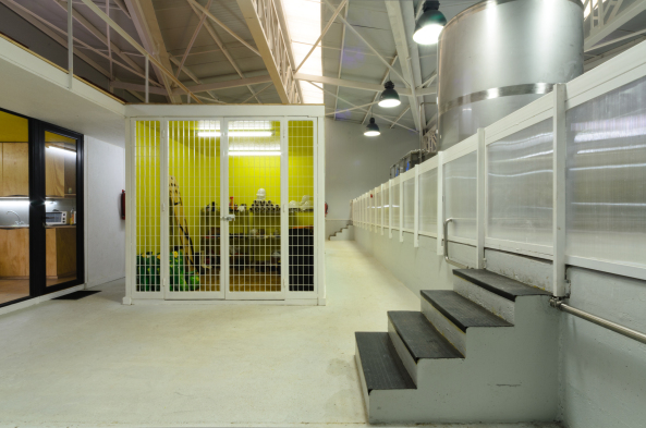 Panorama; Chile; Patagonien; Glacial water botteling plant