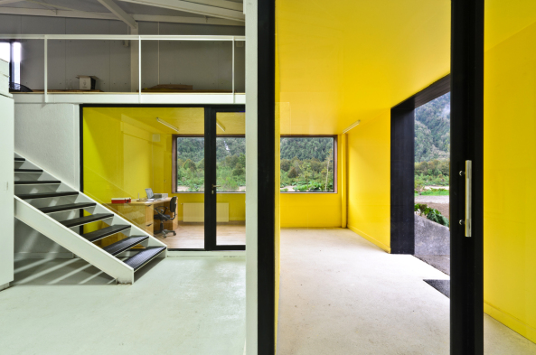 Panorama; Chile; Patagonien; Glacial water botteling plant