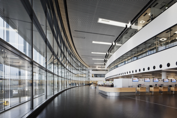 Baumschlager Eberle, Neugestaltung Eingangsbereich Flughafen Wien
