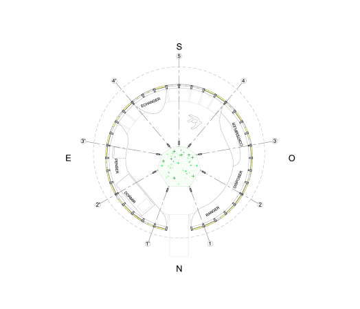 Tourner autour du Ried, StAndr-Lang Architectes, Bastien Saint-Andr, Maxime Lang, Muttersholtz, Delphine Gauchi Designer, Maiskolben als Fassade, Nachhaltiges Bauen, Sustainable Pavillon