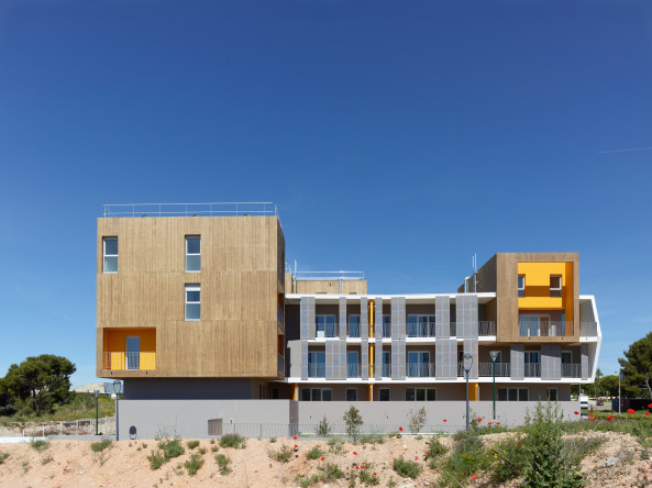 Wohnungsbau, Vitrolles, Frankreich, MDR Architecture, Stadterweiterung