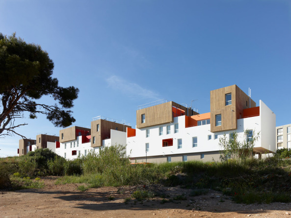 Wohnungsbau, Vitrolles, Frankreich, MDR Architecture, Stadterweiterung