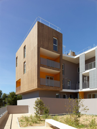 Wohnungsbau, Vitrolles, Frankreich, MDR Architecture, Stadterweiterung