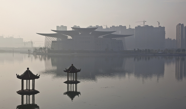 PES-Architekten, Theater, Wuxi, China, Dachkonstruktion