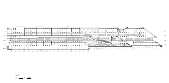 Zaha Hadid, Montpellier, Pierres Vives, Bibliothek, Archiv