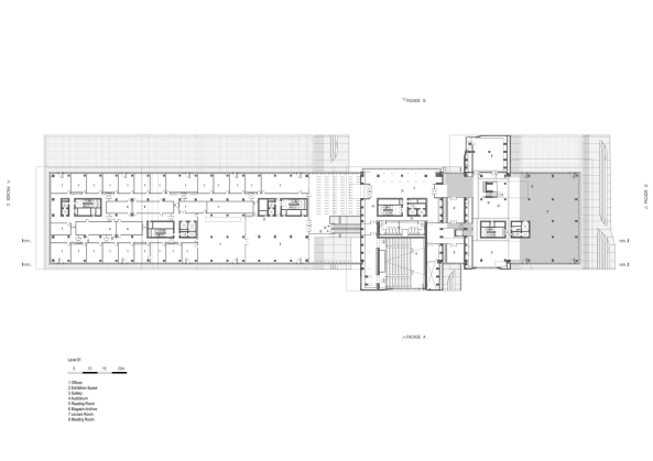 Zaha Hadid, Montpellier, Pierres Vives, Bibliothek, Archiv