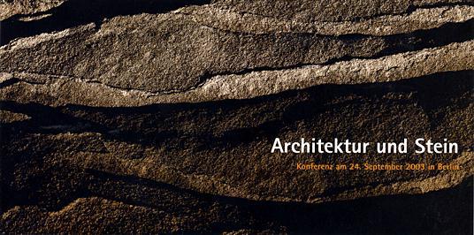 Konferenz ber Architektur und Stein
