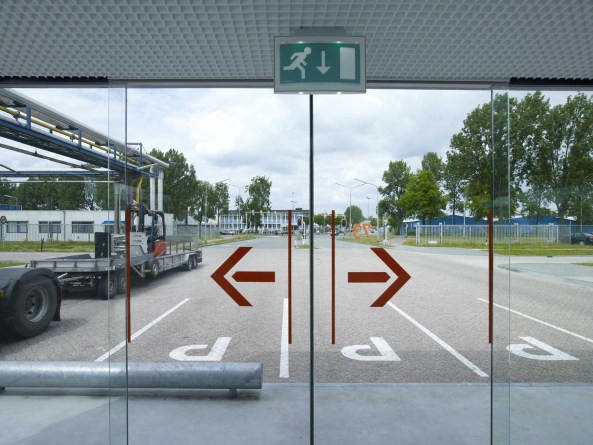 NL Architects, Industriepark Kleefse Waard in Arnheim, Technologiepark, Portgebouw IPKW, Gatehouse, Industriearchitektur