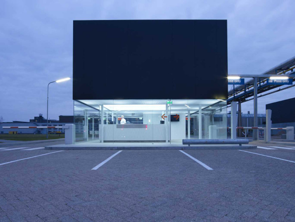 NL Architects, Industriepark Kleefse Waard in Arnheim, Technologiepark, Portgebouw IPKW, Gatehouse, Industriearchitektur