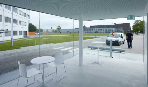 NL Architects, Industriepark Kleefse Waard in Arnheim, Technologiepark, Portgebouw IPKW, Gatehouse, Industriearchitektur