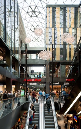 Kaufhaus am dem Brhl, Grntuch Ernst Architekten, KLeipzig, Shopping- Arcaden, Goethe-Hof, Plauenscher Hof, Drey-Schwanen-Hof und Lattermanns Hof, Kaufhaus am Brhl, Blechbchse, Harry Mller, Shopping, Altstadt Leipzig