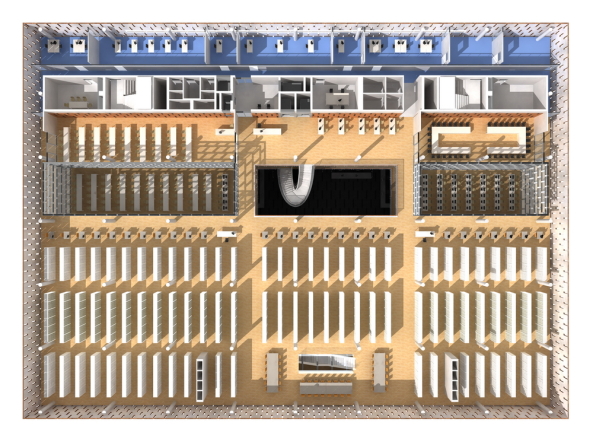 Katowice, Kattowitz, CINiBA, Bibliothek, library, HS99