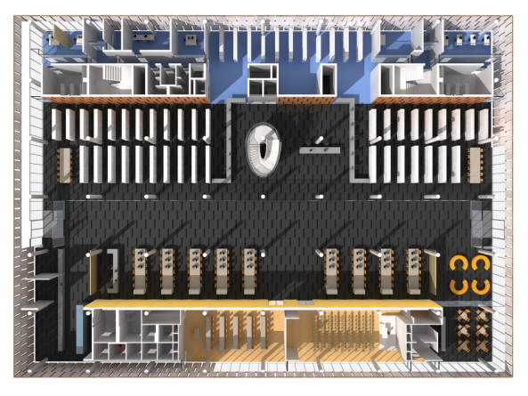 Katowice, Kattowitz, CINiBA, Bibliothek, library, HS99