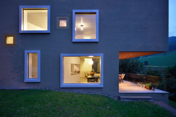 Doppelhaus von L3P in der Nordschweiz