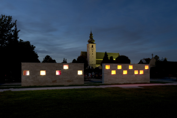 Friedhofserweiterung, Urnenweg, Haas Architektur