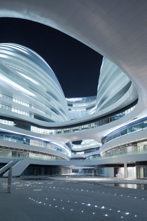 zaha hadid, galaxy soho, peking