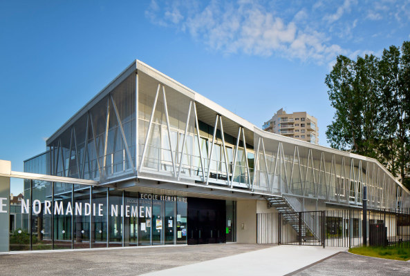 Schulkomplex, Paris, Gaetan Le Penhuel Architectes