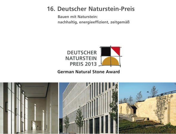 Deutscher Naturstein-Preis 2013