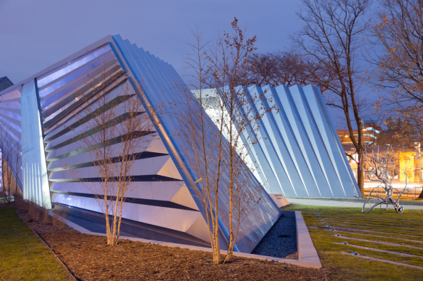 Eli & Edythe Broad Art Museum, Zaha Hadid Architects, Michigan, Michigan State University, East Lansing