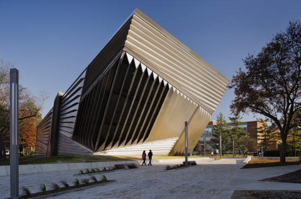 Eli & Edythe Broad Art Museum, Zaha Hadid Architects, Michigan, Michigan State University, East Lansing