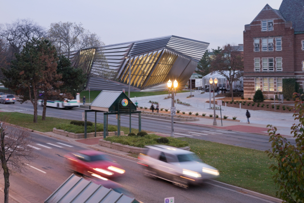 Eli & Edythe Broad Art Museum, Zaha Hadid Architects, Michigan, Michigan State University, East Lansing