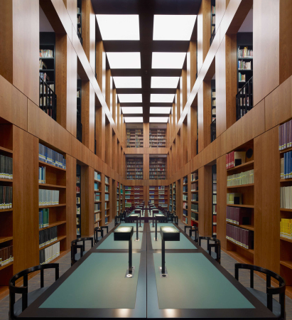 Folkwang Bibliothek in Essen, Max Dudler Architekten, Berlin, Alfried Krupp von Bohlen, Halbach-Stiftung, Folkwang, Schmuckk�stchen, Fotograf Stefan M�ller
