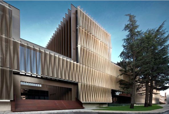 Biomedizinisches Forschungszentrum auf dem Campus des Hospital de Navarra in Pamplona, Vallo & Irigaray + Galar