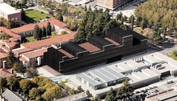 Biomedizinisches Forschungszentrum auf dem Campus des Hospital de Navarra in Pamplona, Vallo & Irigaray + Galar