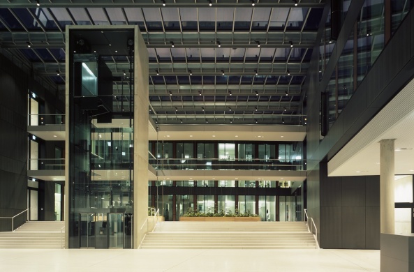 Technikzentrale EON Avacon AG, Neubau, Salzgitter, BOF Architekten, Lamellen, Brobau