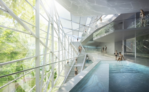 Schwimmbad, Salzburg, HMGB Architekten, Wettbewerb