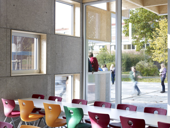 Mensa, Schulerweiterung, SpreierTrenner Architekten, Salmtal