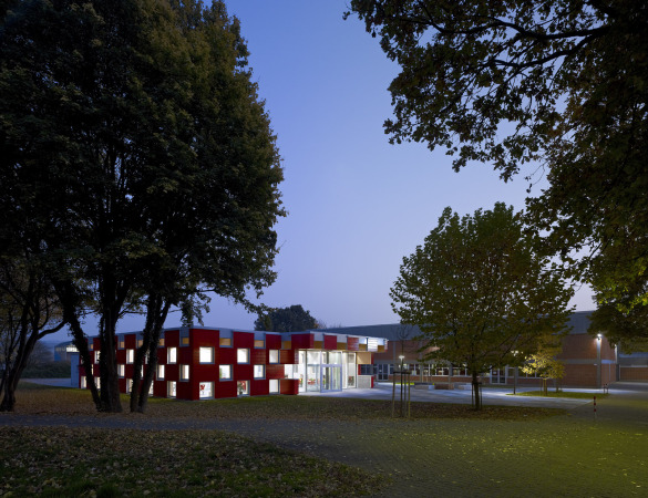 Mensa, Schulerweiterung, SpreierTrenner Architekten, Salmtal