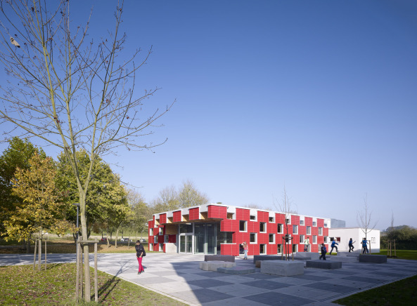 Mensa, Schulerweiterung, SpreierTrenner Architekten, Salmtal