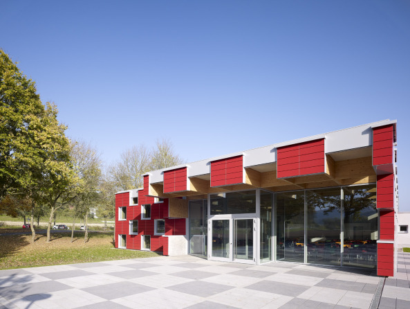 Mensa, Schulerweiterung, SpreierTrenner Architekten, Salmtal