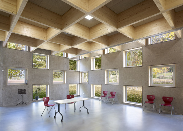 Mensa, Schulerweiterung, SpreierTrenner Architekten, Salmtal