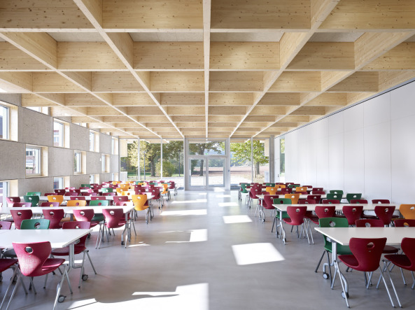 Mensa, Schulerweiterung, SpreierTrenner Architekten, Salmtal