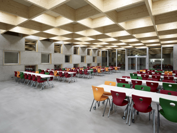 Mensa, Schulerweiterung, SpreierTrenner Architekten, Salmtal