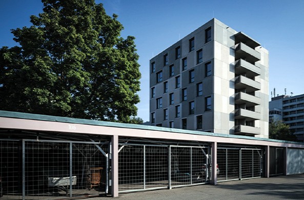 Sichtbeton-Wohnheime in Freiburg fertig