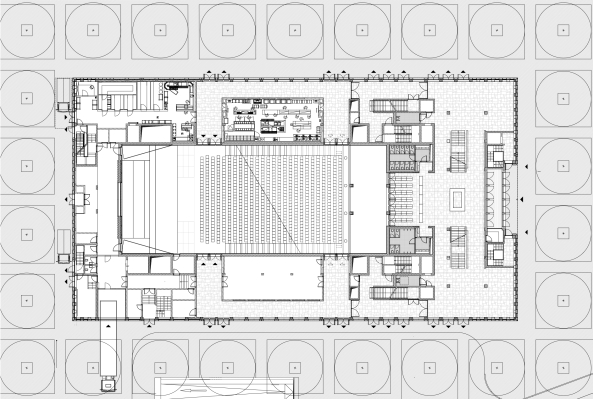 Bruderhausgelnde Reutlingen, Stadt Reutlingen, Stadthalle, Max Dudler Architekten, Mies van der Rohe, Nationalgalerie, Akustik, Stadtbalkon