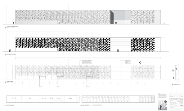 Centro de Creacin Artstica Contempornea C4, Parque de Miraflores, Nieto Sobejano Arquitectos, realities:united, Fassade, Fuensanta Nieto und Enrique Sobejano