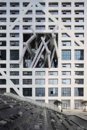 Steven Holl Architects, sliced porosity block, Chengdu, Sichuan, Lebbeus Woods, Han Meilin, China
