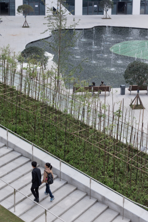 Steven Holl Architects, sliced porosity block, Chengdu, Sichuan, Lebbeus Woods, Han Meilin, China