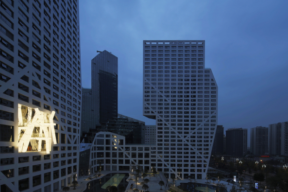 Steven Holl Architects, sliced porosity block, Chengdu, Sichuan, Lebbeus Woods, Han Meilin, China