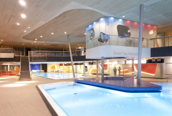 4a Architekten (Stuttgart), Therme in Bad Ems, Flusssauna, Emser Therme