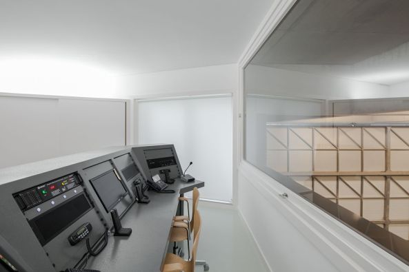 Feuerwehr, Alvaro Siza, Portugal, Santo Tirso, Klinker und Sichtbeton, Feuerwache in Portugal, Feuerwehrstation