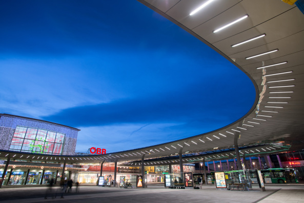 Verkehrsbau, Graz, Zechner & Zechner, Bahnhof, Platzgestaltung