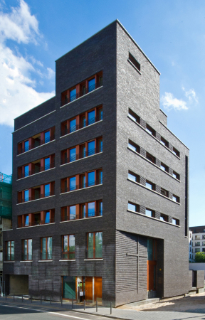 Wohnhaus, Gemeindezentrum, Westhafen, Frankfurt, Stefan Forster Architekten