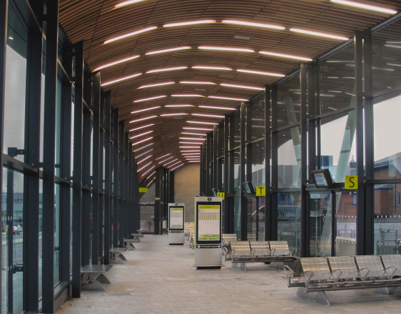 Busstation, Einweihung, Grimshaw Architects